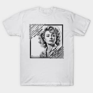Blanche Devereaux in Black & White Frame Concept T-Shirt